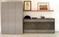 Lit rabattable bas LINEA option table additionnelle